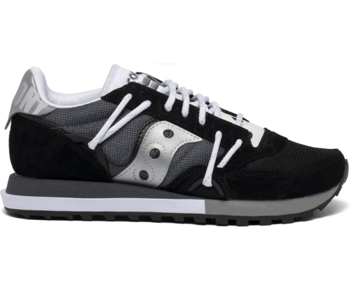 Tenis Saucony Jazz DST Unisexo Zapatos Originales Negras / Plateadas México MX-580-XW